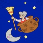 The Old Woman in a Basket